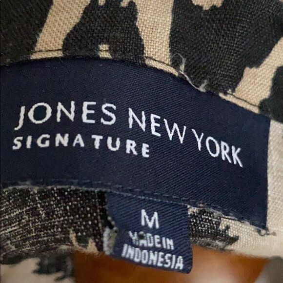 Nice JONES NEW YORK Women’s M Linen Blouse - Picture 6 of 6